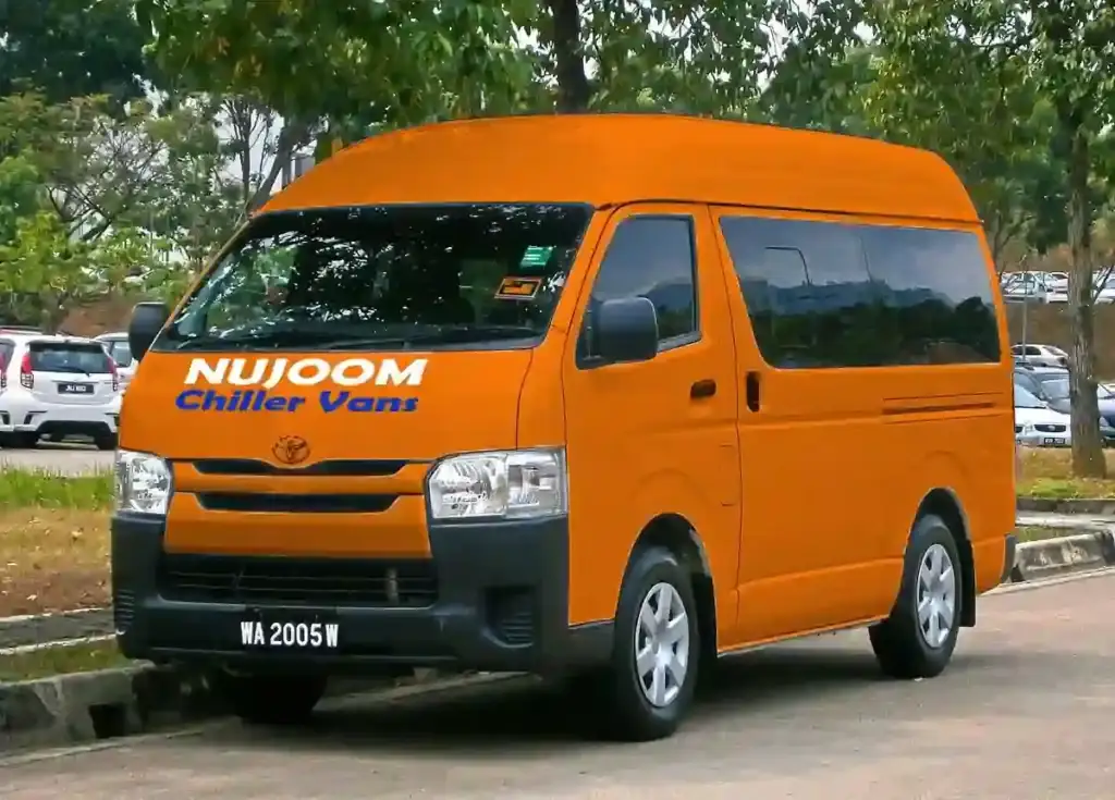 best chiller van rental dubai